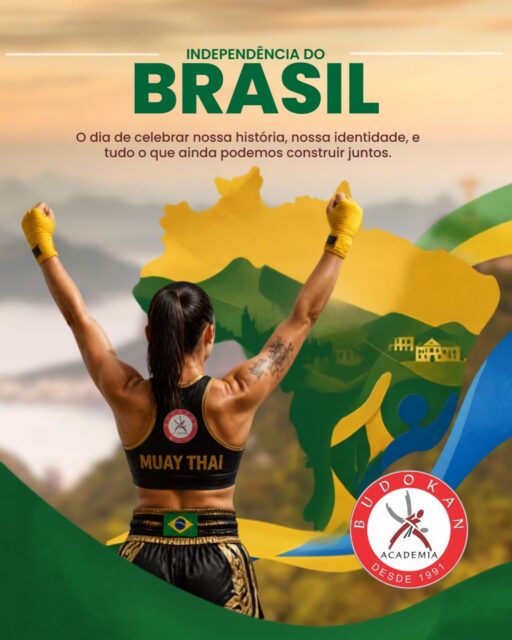 🇧🇷 Neste 7 de setembro, celebramos a força, a coragem e a determinação de um povo que nunca deixa de lutar pelos seus sonhos.Assim como nas artes marciais, cada conquista é construída com disciplina, respeito e perseverança.Parabéns pelo Dia  da Independência do Brasil! 🥋💚💛